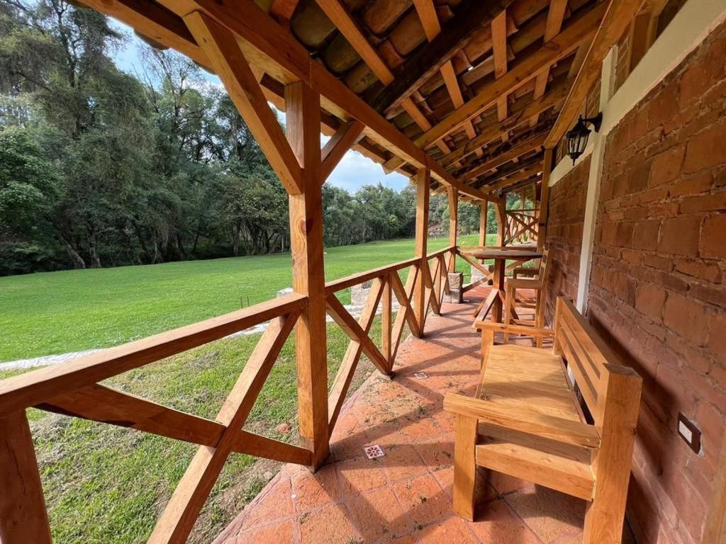 Hotel Rancho Campestre Virgen Del Rio à Zacatlán Extérieur photo